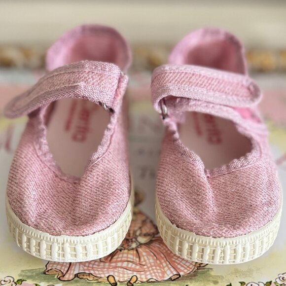 Cienta Pink Sparkle Mary Jane - Toddler size 22 - Picture 2 of 6